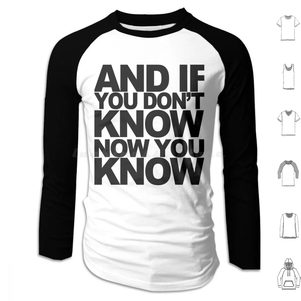 

And If You Don _ T Know 3, хлопковая толстовка с длинным рукавом в стиле рэп Biggie Hip Hop Music Notorious Notorious Big Smalls, 2 упаковки