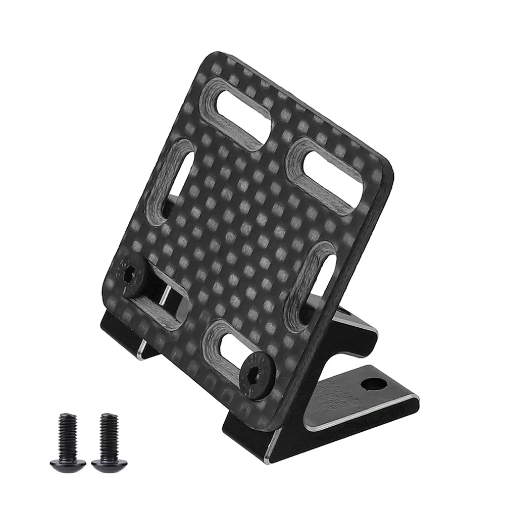 Carbon Fiber ESC V2 Inclined Mount Holder Plate For YOKOMO YD2 1/10 RC Drift Car Electronic Speed Controller Bracket Upgrade Acc view 5