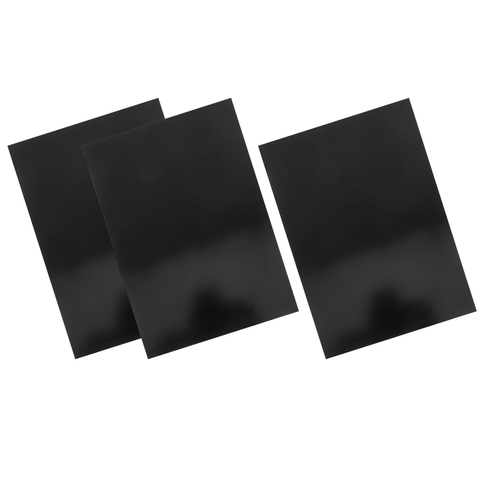 3-delige aluminium plaatblanks voor sublimatie geanodiseerde aluminium tags zwarte naamplaten deuren