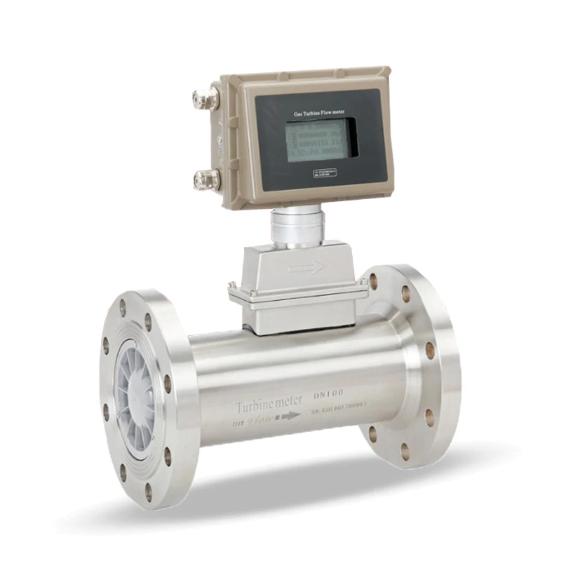 

CNG turbine flow meter gas turbine flow meter with T&P compensation