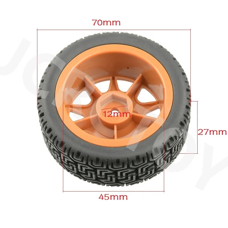 RC 70 مللي متر قبضة الإطارات ث/عجلة بلاستيكية الإسفنج سباق الإطارات 4 قطعة ل 1/10 HSP HPI تاميا TT02 كيوشو على الطريق سباق عربات التي تجرها الدواب رالي السيارات