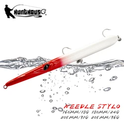 Hunpalace Stylo 210 esche Stickbaits matita ad ago esche da pesca Casting lungo galleggiante 160/180/205mm carpa artificiale