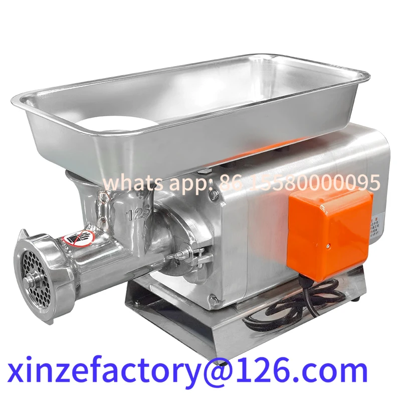 مفرمة لحم قابلة للتخصيص لسطح المكتب التجاري عالية الطاقة أوتوماتيكية من الفولاذ المقاوم للصدأ متعددة الوظائف