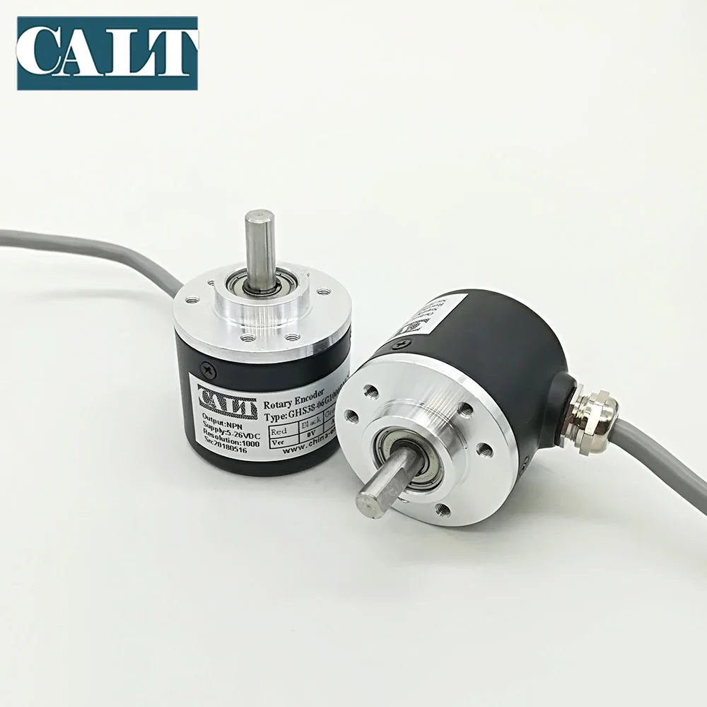 100 Pulse ABZ Phase Incremental Rotary Encoder Push Pull Output GHS38-06G100BMP526 For Speed