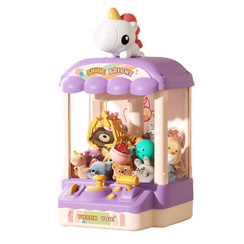 

Cross-border new children's animal clip doll machine household clip doll small electric toy clip doll game machine