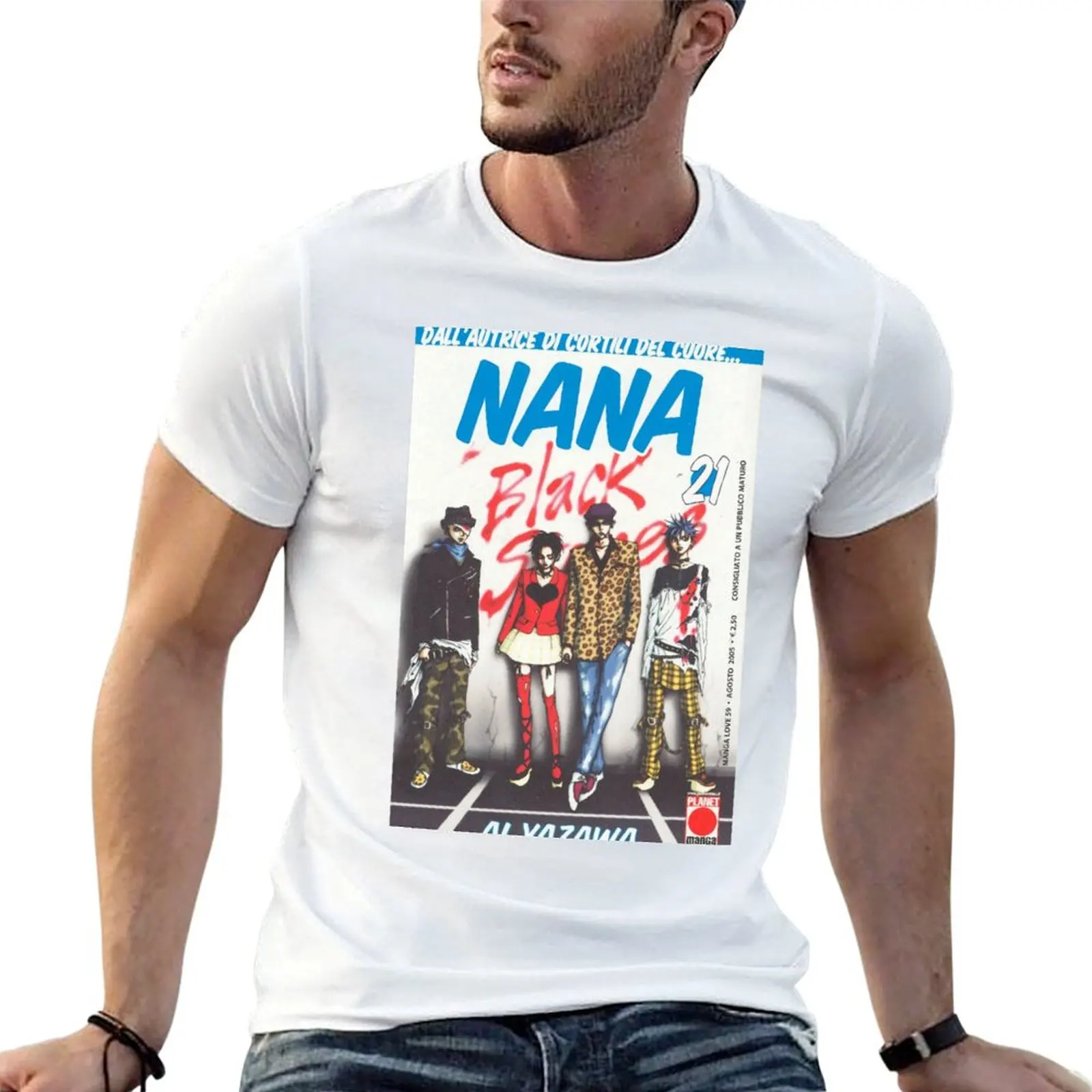 Nana Manga Cover T-Shirt Fitness Quick Dry Short Sleeve Top