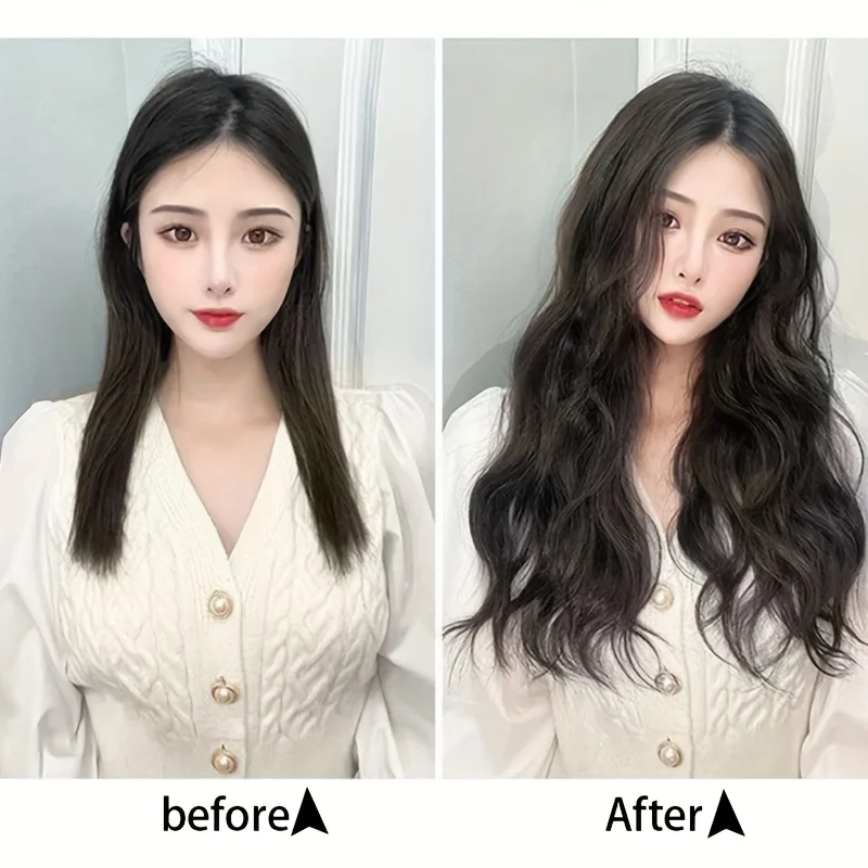 Synthetische waterrimpel 3 stuks/set hair extensions pruiken dagelijks lang krullend haar extensions voor dames zijn hittebestendig