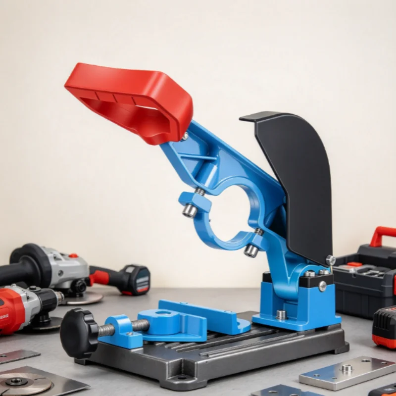 Angle grinder bracket with base - fixed auxiliary cutting machine bracket angle grinder universal bracket