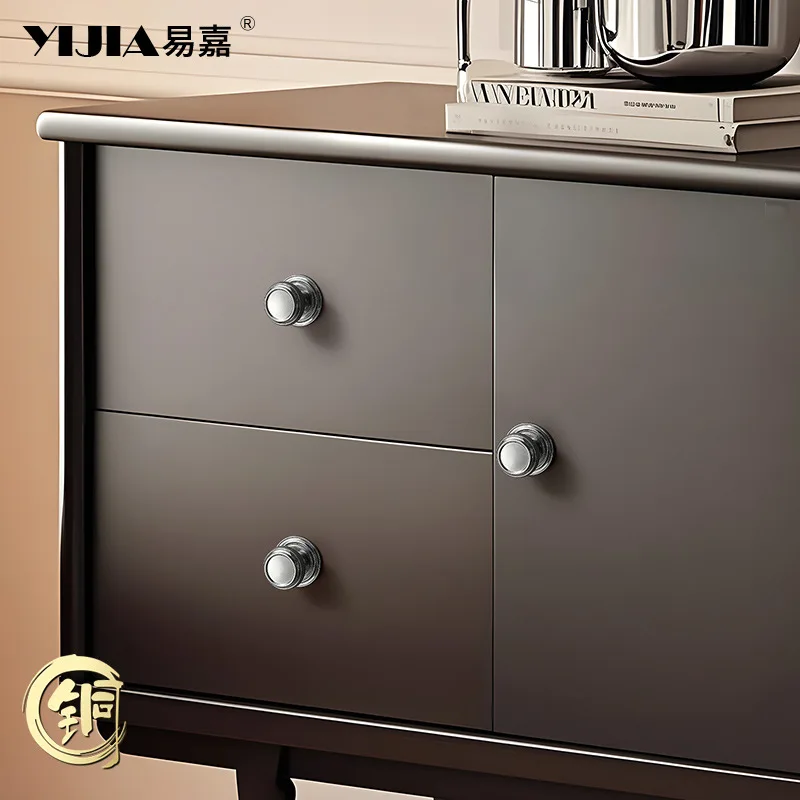 ใหม่จีน Retro ทองเหลืองตู้ดึงตู้เสื้อผ้าประตูเรียบง่ายลิ้นชักและฮาร์ดแวร์เฟอร์นิเจอร์ Handles