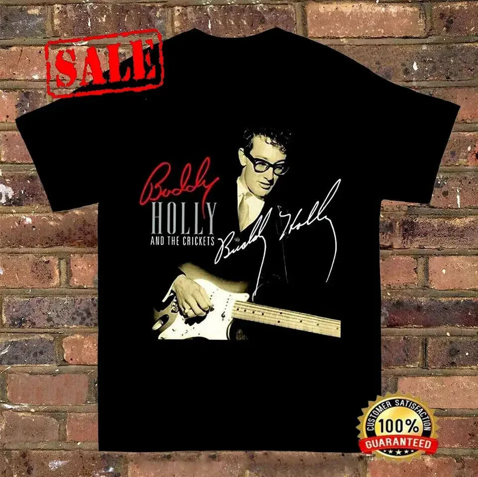 

Buddy Holly mens T-Shirt Short sleeve all size S to 5XL