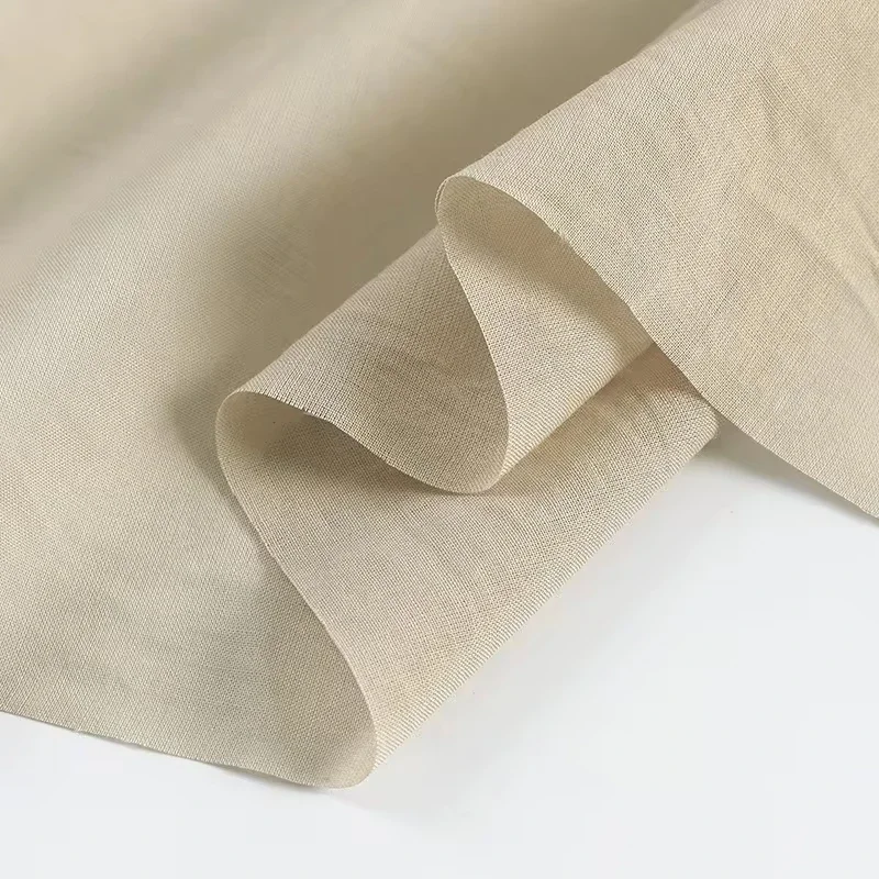 145x50/200cm Soft Breathable Pure Cotton Woven Gauze Fabric For Skirt Lining, Sun Protection Clothing Shirt Handmade DIY Fabric