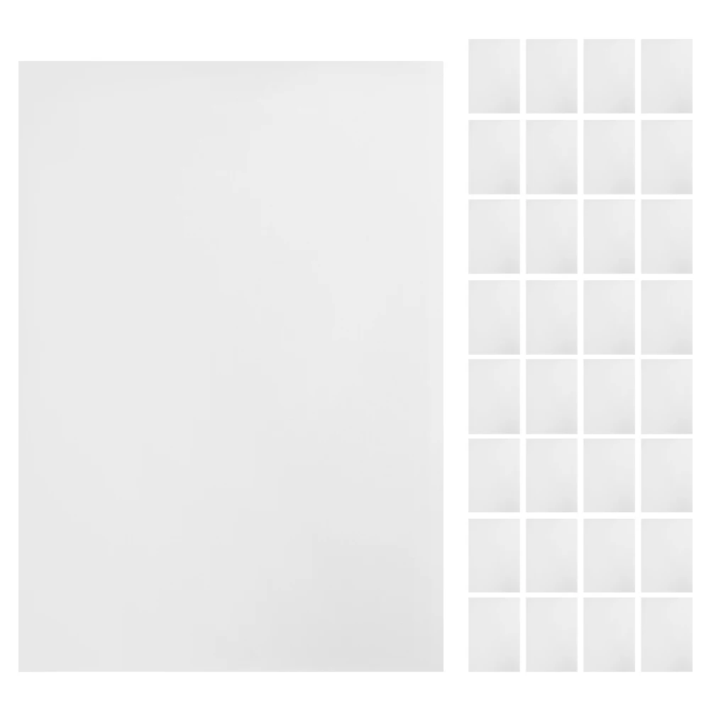 

100 pcs Protective Film White Paper Replacement Sticker Release Archival Nonstick Protection Films Cross Stitch