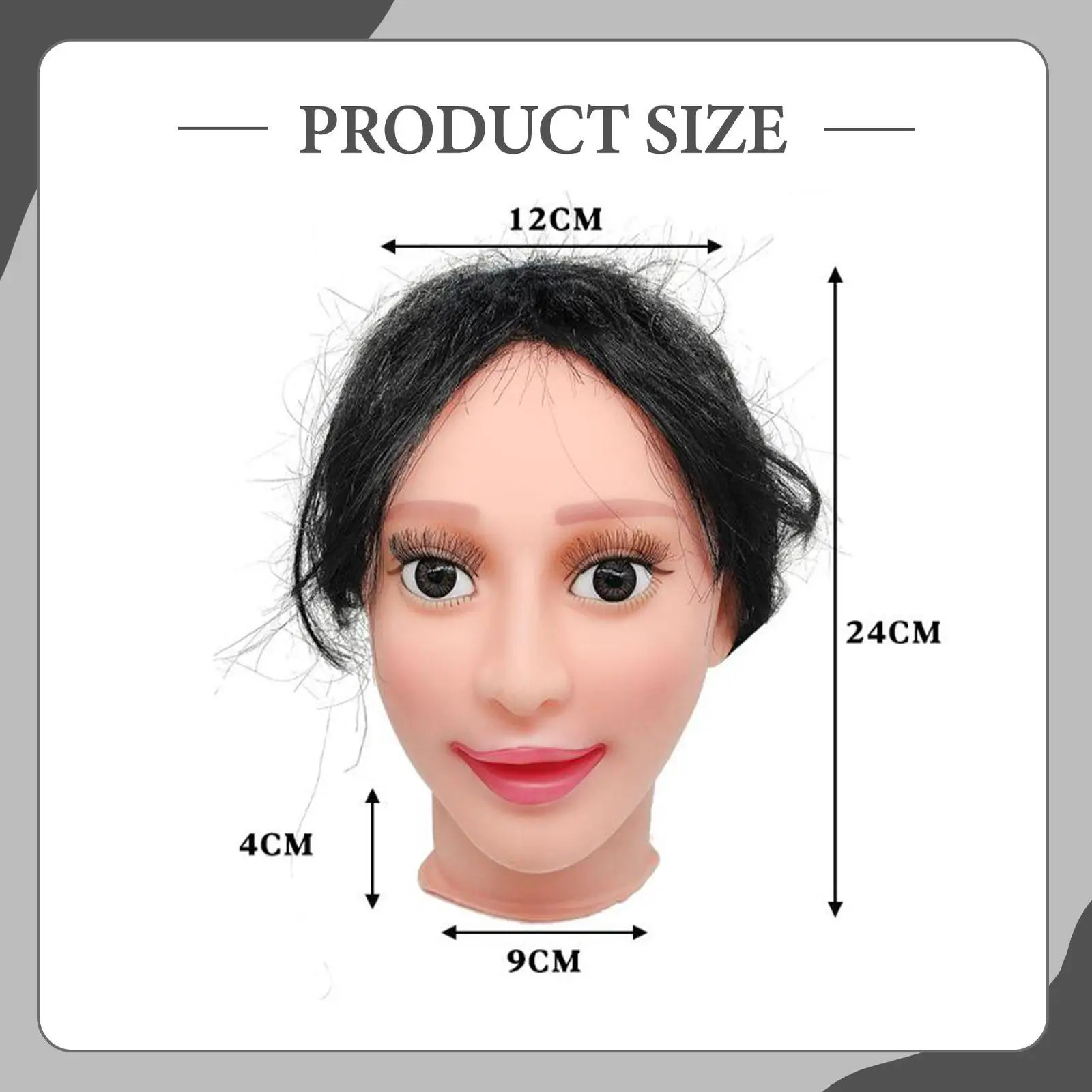 Female Mannequin Head Hat Rack Display Holder Random Style Realistic