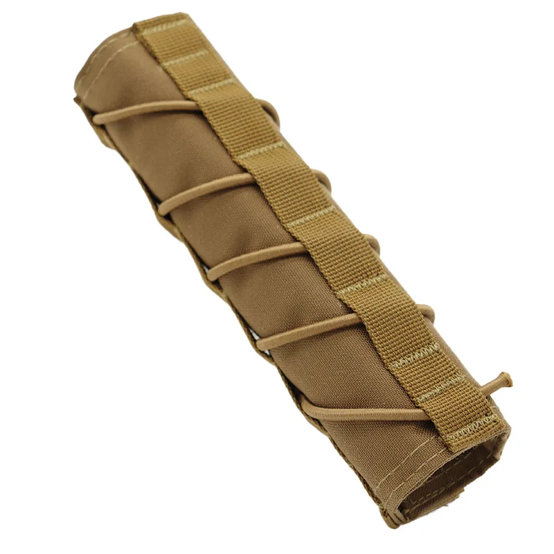 غطاء حماية تكتيكي 18 سم غطاء مموه لمروحة عسكرية غطاء حماية للرماية في الهواء الطلق