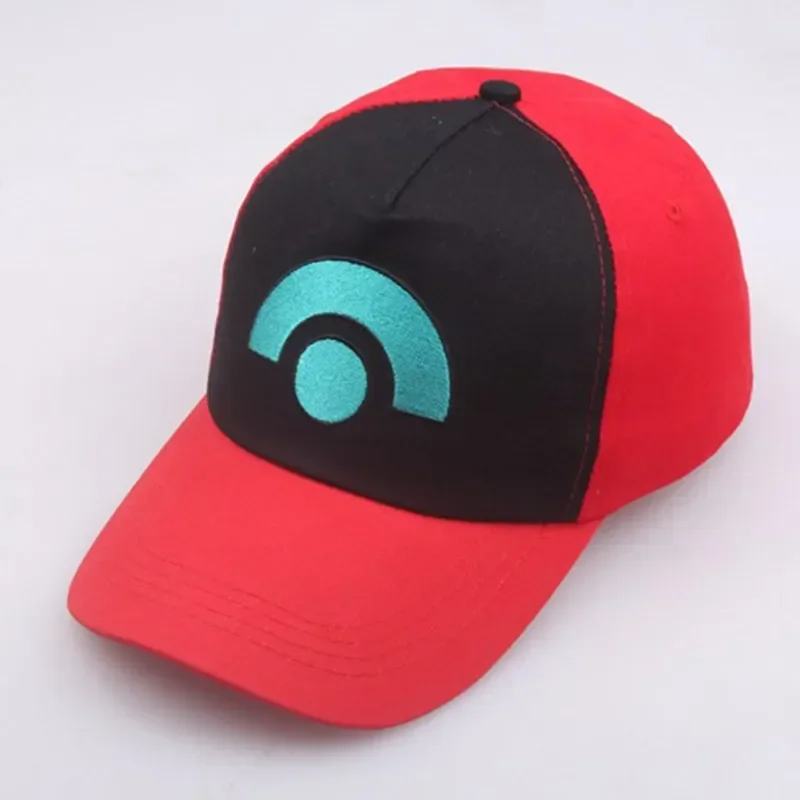 Letter C Cotton Embroidery Adjustable Hat Gifts Children Adult Anime Pokemon Figure Cosplay Baseball Cap Peaked Cap Ash Ketchum