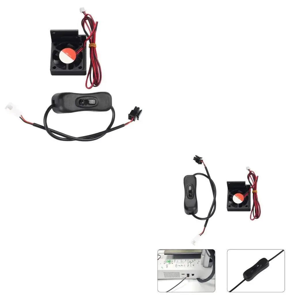 

652f Steppers Motor Cooling вентилятор для лаборатории / мини -экструдера Essential Print