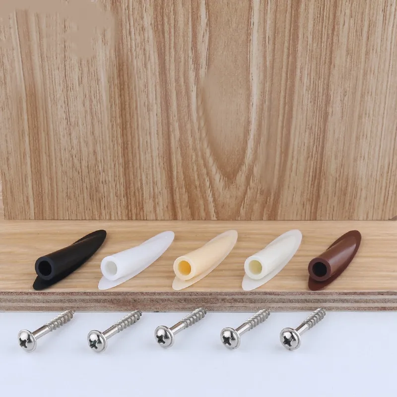 100pc Plastic Oblique Hole Plug Screw Cover Pocket Hole Decorative Tapping Screw Cover Set Woodworking Accessories