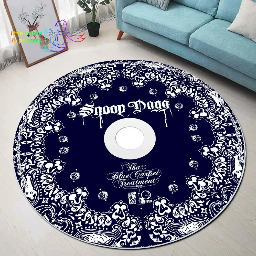 

Snoop Dogg Music CD Round Mat Round Carpet Bathroom Mat Home Decor Living Room Kitchen Rug