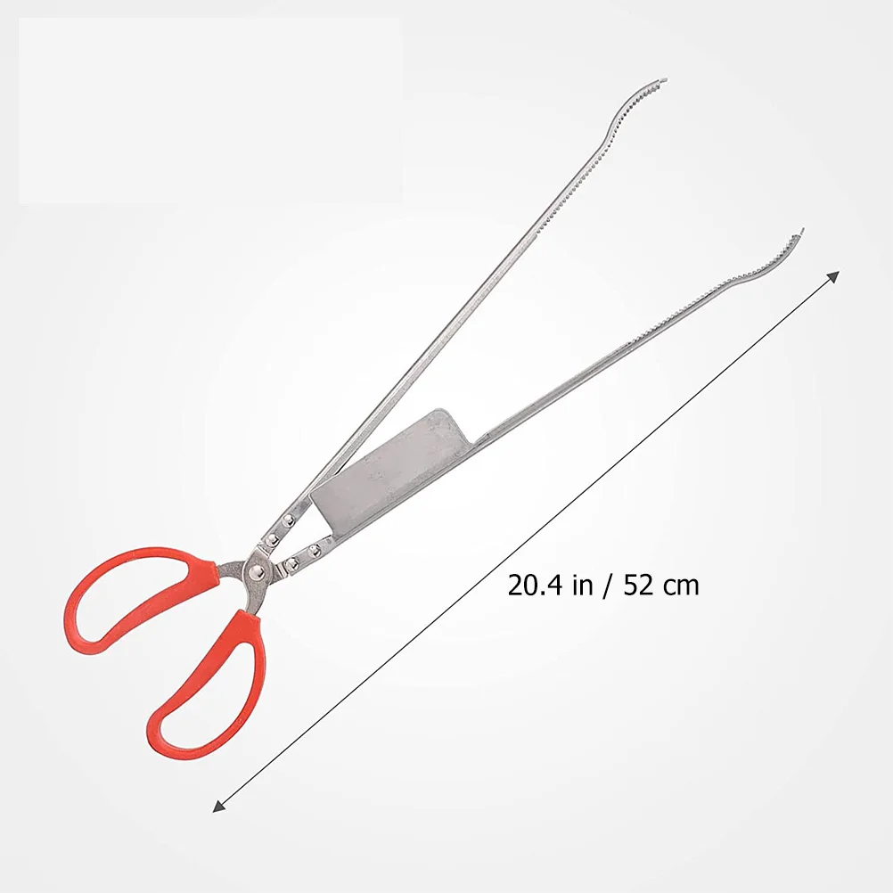 

Outdoor Stainless Steel Crab Tong Multi-Function Non-Slip Eel Clamp Lobster Catching Tool Trash Picker Sea Crab Clamp