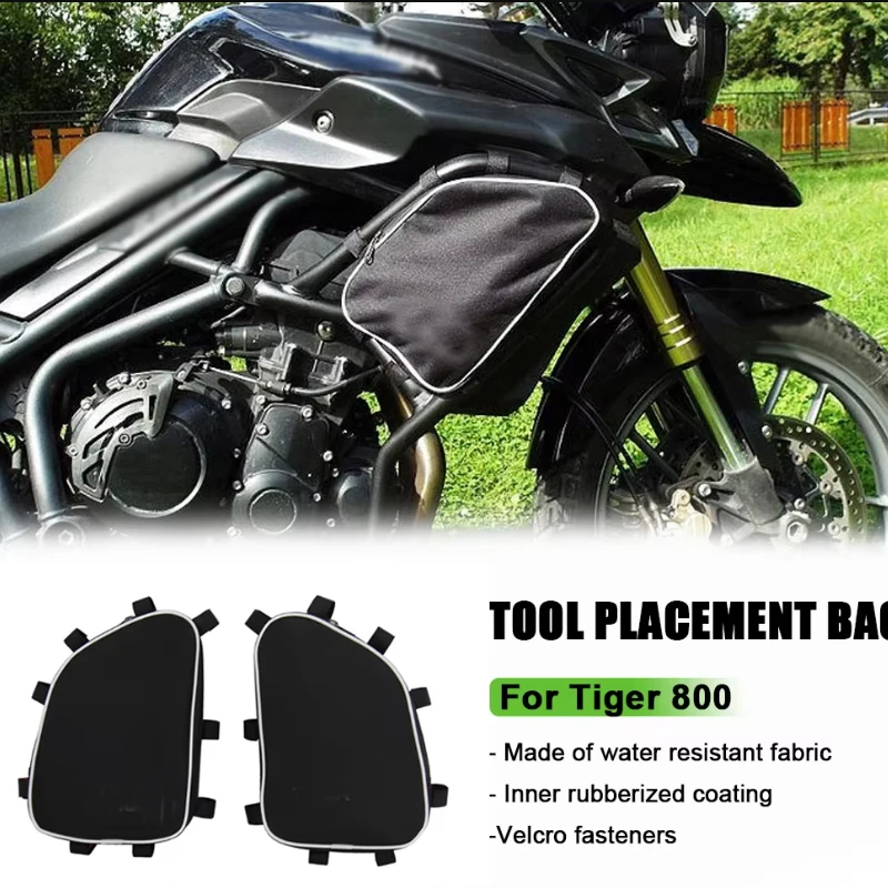 NEW Motorcycle Frame Crash Bars Waterproof Bag Repair Tool Placement Bag For Tiger 800 Tiger800 TIGER 800 TIGER800