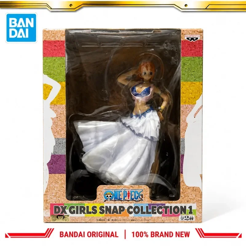 In Stock Bandai Original Banpresto One Piece Nami Action Figure Model Doll Brand New Boxed Anime Characters Toys Model Garage