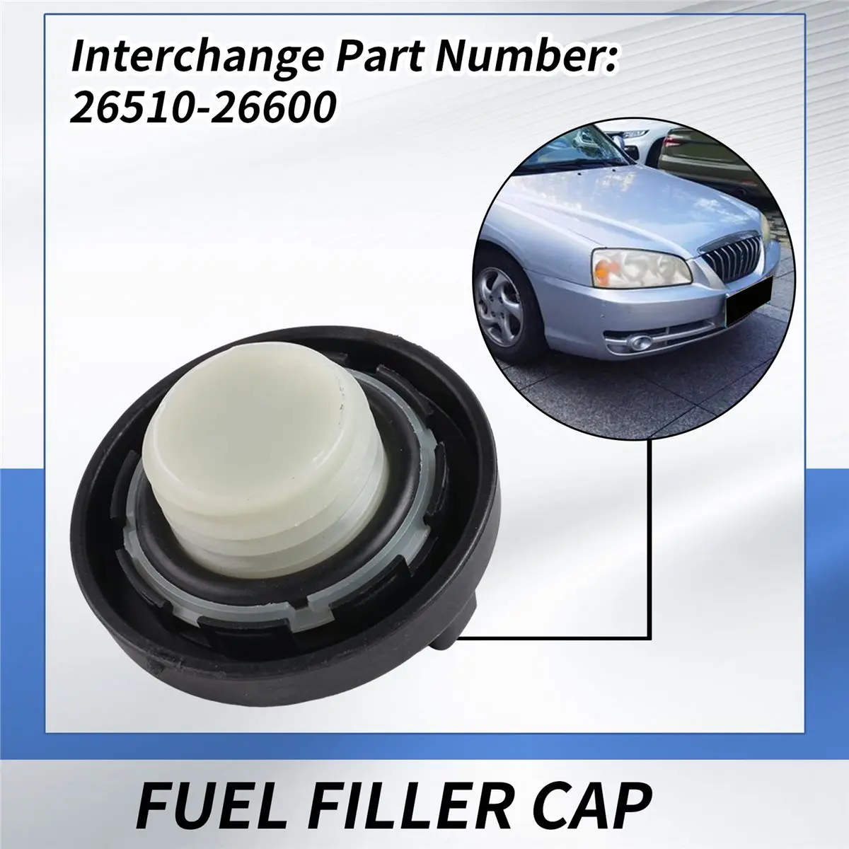 #84X Engine Oil Filler Cap for Hyundai, Kia Brand Car, Hyundai Mobis,26510-26600,(plastic)