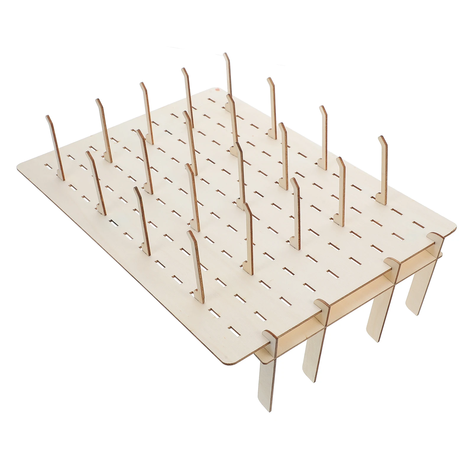Wooden Jewelry Storage Display Stand Pegboard Earring Necklace Bracelet ganizer Rack Home Store Exhibitions Multifunctional