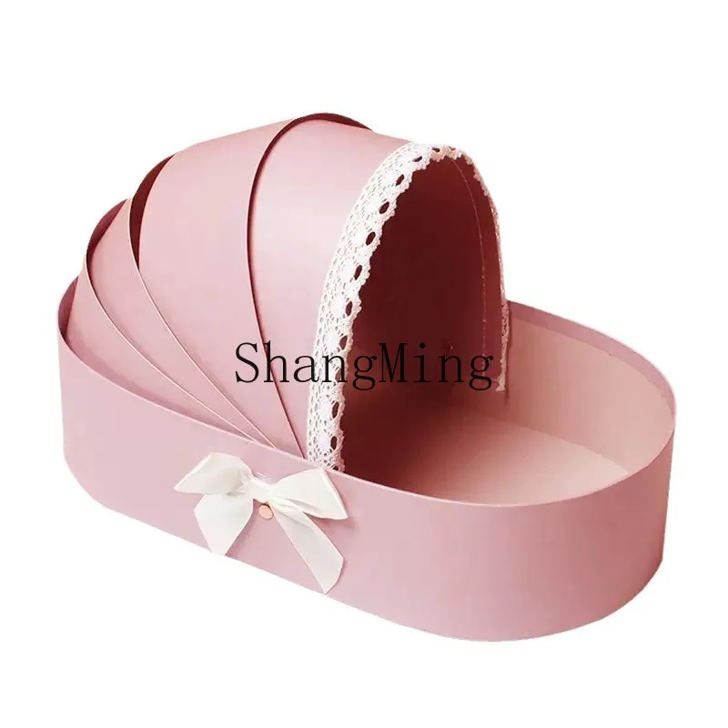 

PYH cradle egg gift box girlfriend confinement gift basket fruit flower souvenir gift box empty box flower