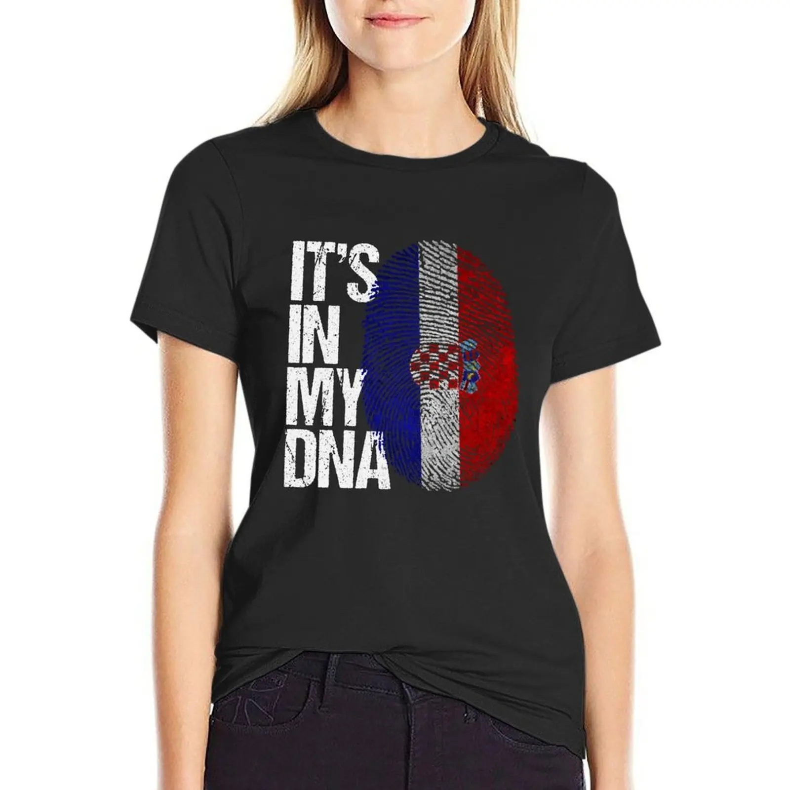 croatia Its In My DNA - Gift For Croatian From Croatia , Croatia dna , gift , womens T-Shirt