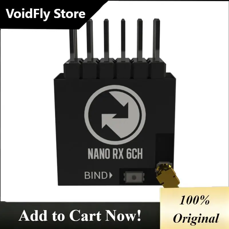 VoidFly 1PCS 27x20mm CROSSFIRE 6CH PWM NANO RX 915MHZ for CROSSFIRE Micro/NanO TX RF Transmitter Module FPV Long Range DIY Parts