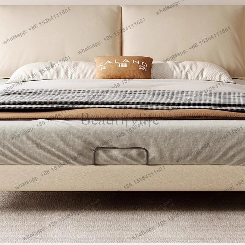 FG Space Saving Girls Massage Bed Double Human Dog Massage Massage Bed Frame Bedroom Leather Cama Solteiro Lounge Suite Furnitur