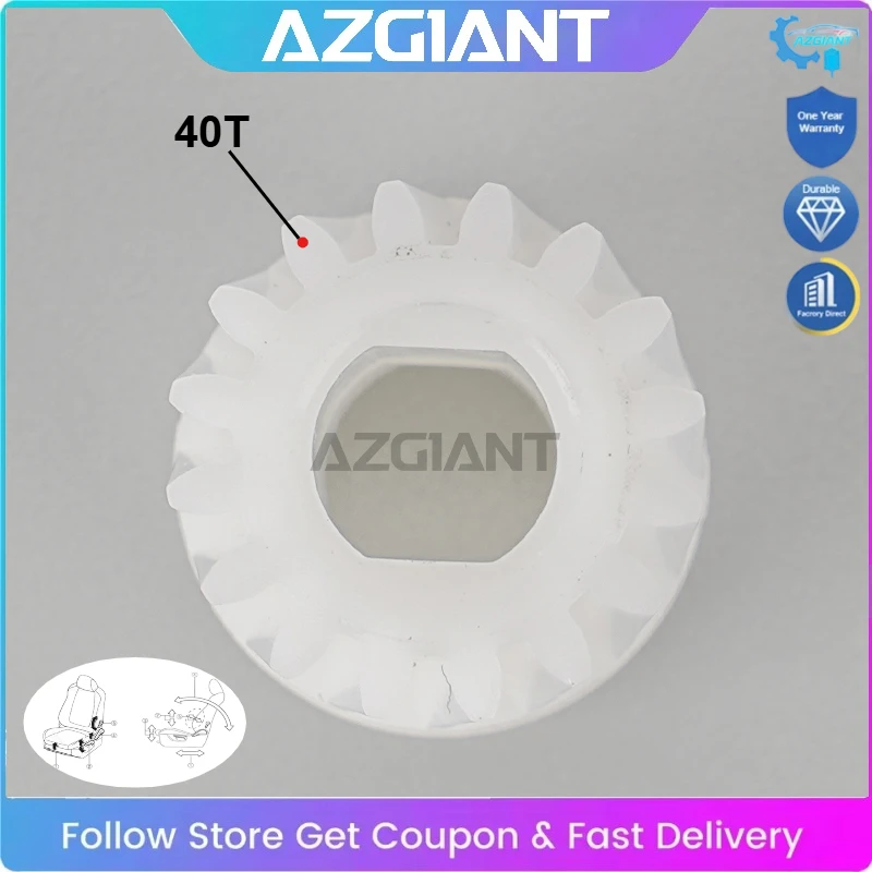 

AZGIANT Car Seat Adjustment Gear 40T Replacement Kits for Nissan Altima Maxima Murano Pathfinder Repair Parts DIY High Quality