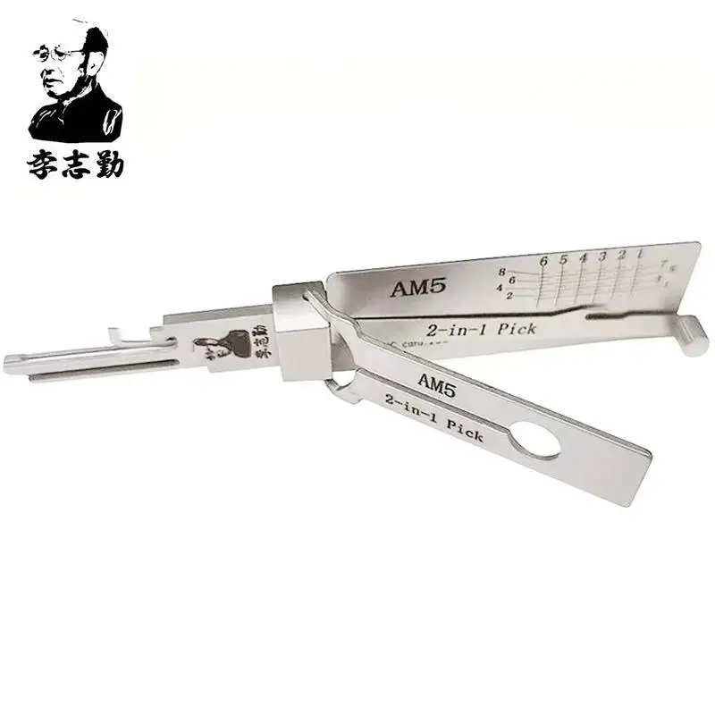 

Lishi AM5 2-в-1 Pick & Decoder LOCKSMITH ИНСТРУМЕНТ для навесных замков American Lock Keyway