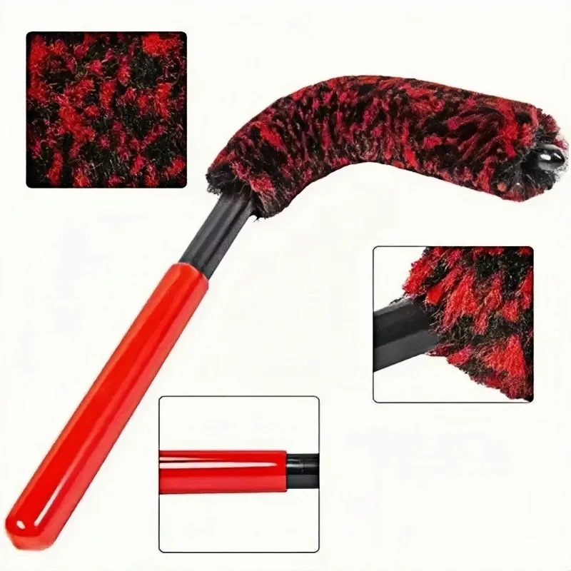 Universal advanced wool washing wheel cleaning brush, suitable for tire details in hard to reach areas