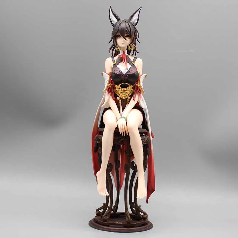 GK Tingyun Figuras Anime, Honor: Figuras Ferroviárias Estrelas, Coleção de PVC Desktop, Brinquedos Modelo, Boneca Decoração, Presente, 28cm