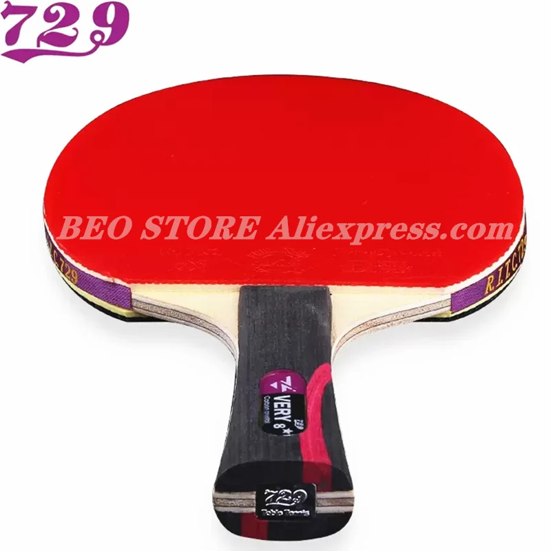 729 Friendship Very 8 Star Table Tennis Racket Professionl Pip-in Original 729 Friendship Ping Pong Bat