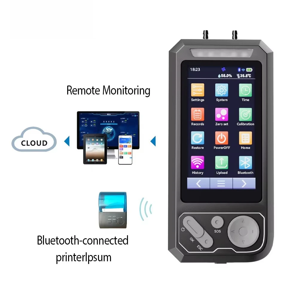 Handheld Remote  ing Gas Leakage Detector Multi Gas Sensor Toxic Gas Detection Alarm