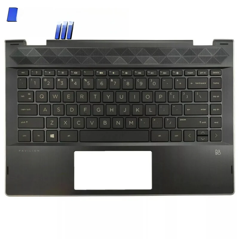 

Z New for HP Pavilion x360 14-CD 14m-cd0001dx Palmrest Keyboard L18947-001 Gold Edge