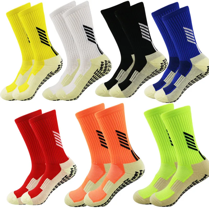 Calcetines antideslizantes de media pantorrilla para hombre, medias deportivas antideslizantes para ciclismo y fútbol, medias cálidas para EU38-45, 2023