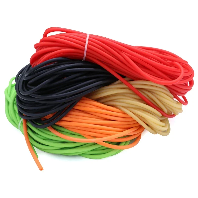 1/3M Nature Latex Rubber Hoses Antifreeze Tension Rope Pipe High Resilient Elastic Tube Slingshot for Hunting Slingshot Catapult