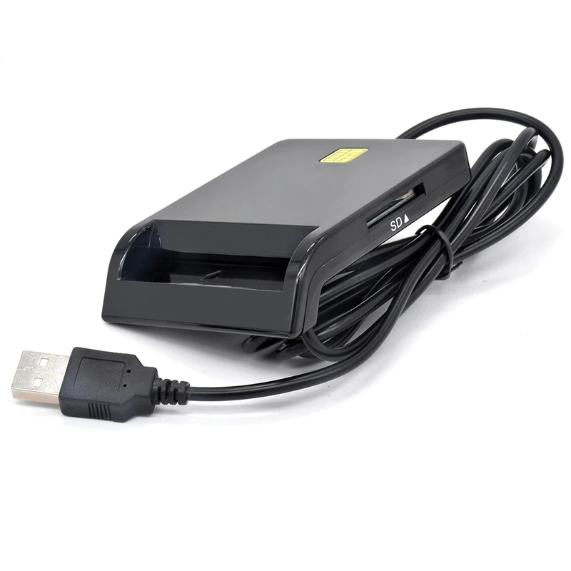 2026 ulti-function Portable USB 2.0 Intelligent Card Reader Affordable TF SD for DNIE ATM CAC IC ID Bank SIM Card Reader