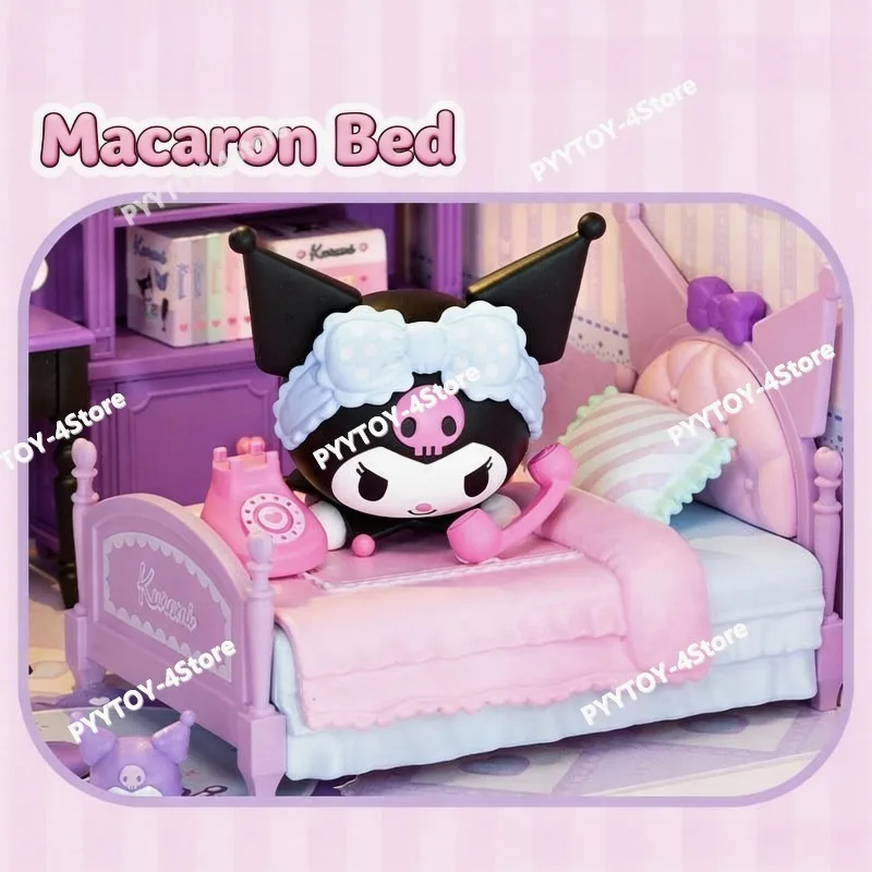 

Набор строительных блоков Sanrio Kuromi Super World, конструктор, фигурки, строительный набор для детей, подарок на день рождения для девочек