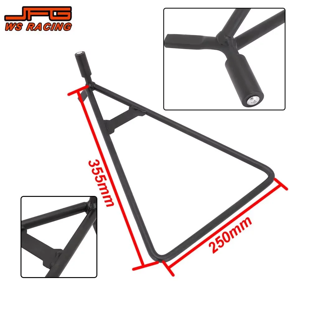 Motorcycle Triangle Stand for Dirt Bike Rear Wheel Paddock Stand Universal Triangle Stand Lift Holder for Dirt Pit Bike