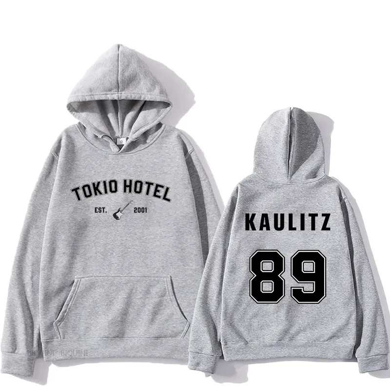 Tokiohotel hoodies rip group music graphic printing sweatshirt fans Winter long sleeve hooded pullovers comfortable sudadera