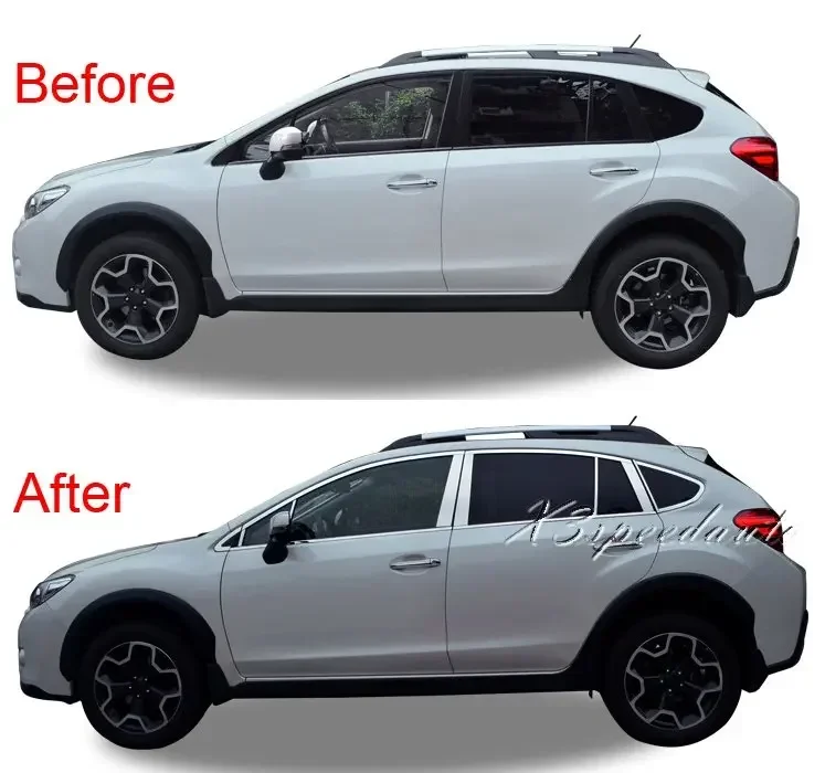 

Накладки на оконные рамы из нержавеющей стали, 26 шт., для Subaru XV 2012-2017