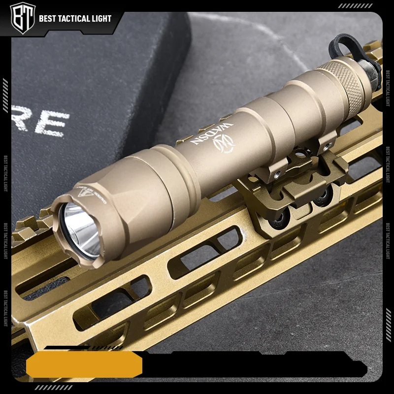 Wadsn m300a m600c taktische taschenlampe weiß hellmetall M-LOK keymod mount base fit 20mm schienen waffe airsoft scout zubehör