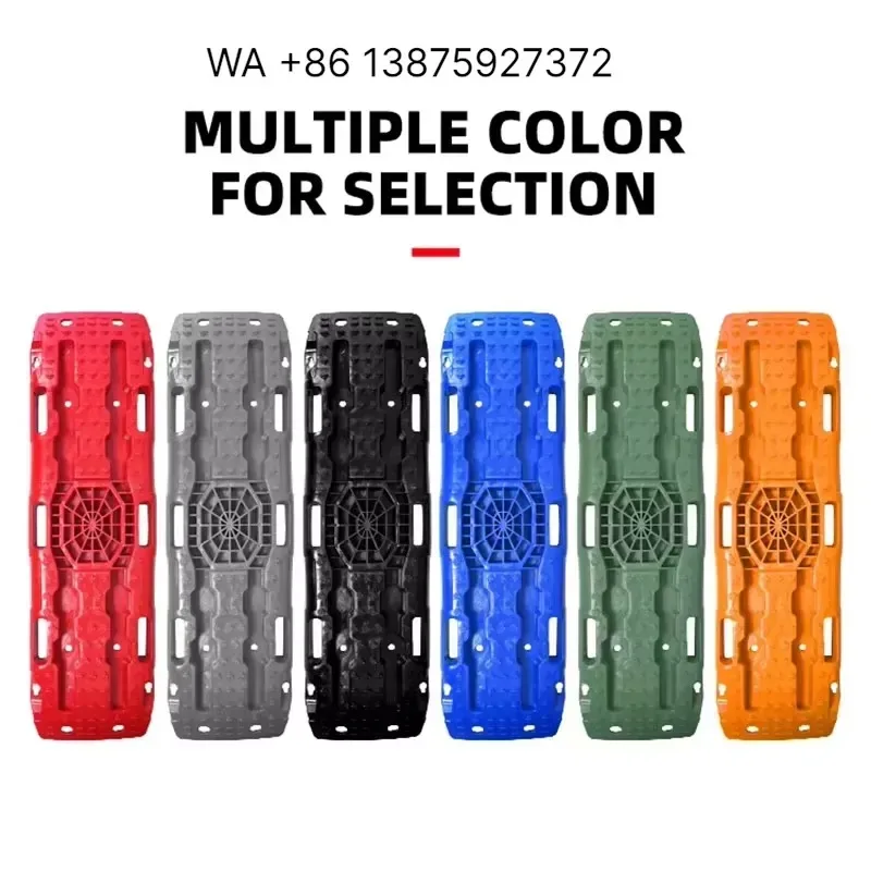 Wmwmnu for 20t Nylon Rubber 2m Extra Long Car Accessories Snow 4x4 Off Road Sand Traction 4wd Orange Recovery Tracks