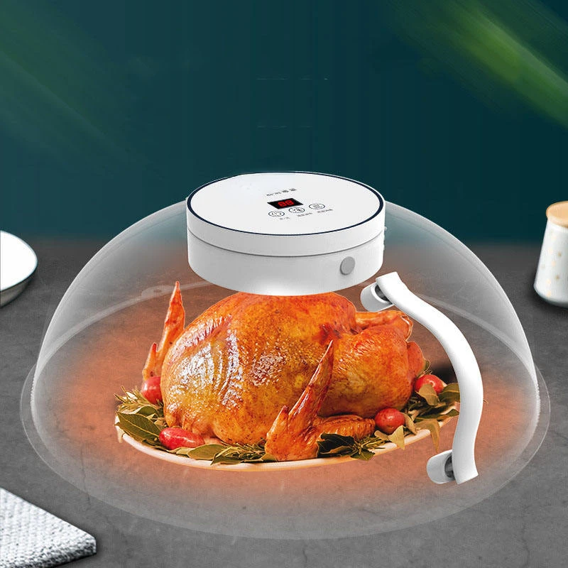 2024 new design transparent insulation food cover warm food microwave cover for food restaurant