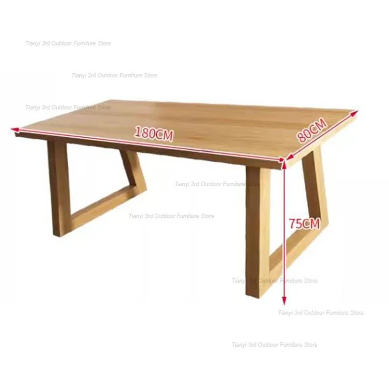 c13-Modern Office Dining Tables Coffee Dinette Wooden Living Room Dining Tables Nordic Kitchen Home Furniture Mesa Comedor