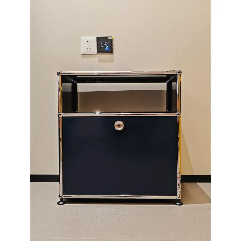 Heavy Duty Stainless Steel Modular Storage Unit Industrial Office File Cabinet Lockable Drawer Metal